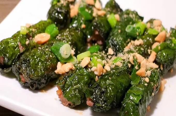 Bœuf aux feuilles de lolot