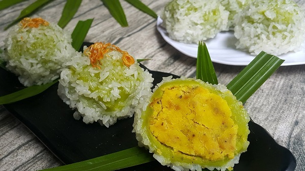 Banh khuc est très apprécié par les Hanoiens