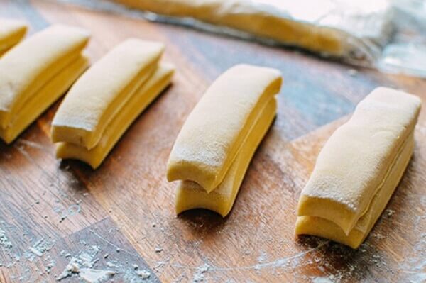 Beignets en forme tube