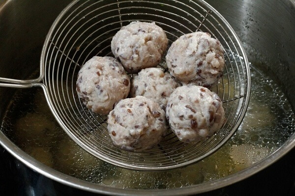 Belles boulettes de porc