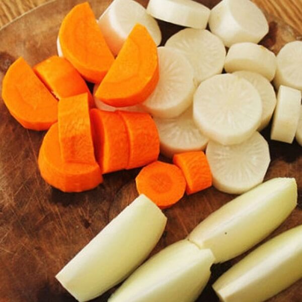 Coupez-les en bouchées