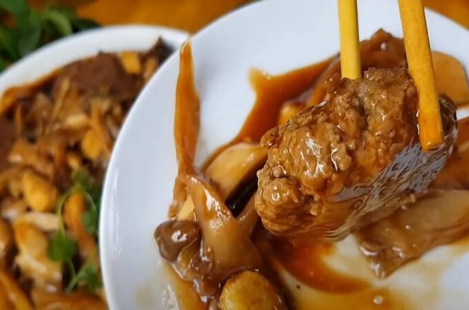 Dégustation du plat