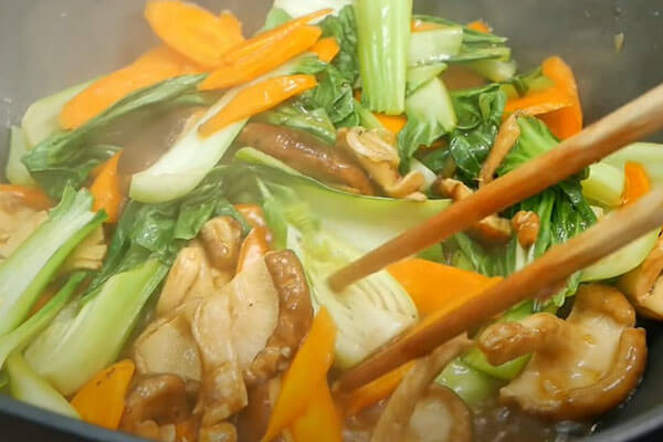 Faire sauter les légumes