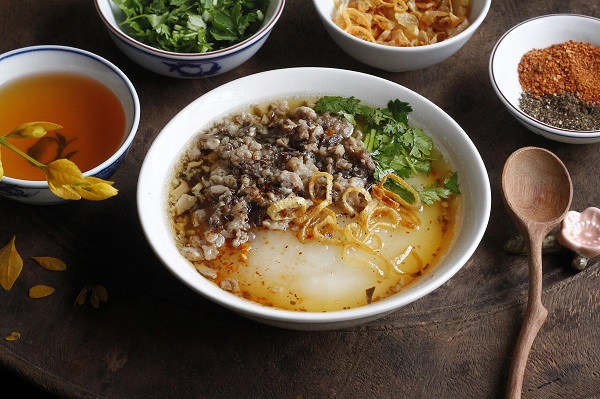 Flan de riz chaud d'Hanoi