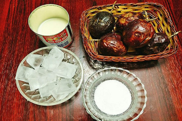 Ingrédients pour granité fruits de la passion