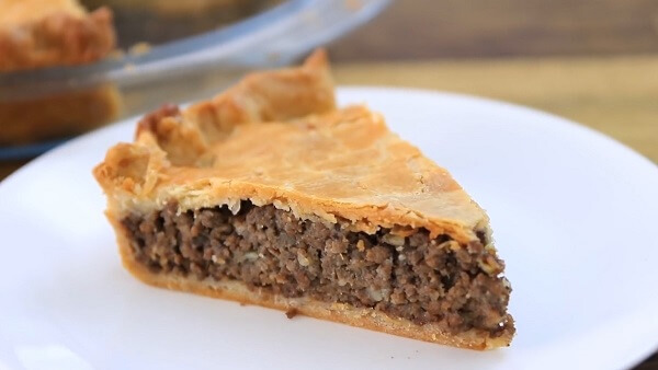 La tourtière, spécialité culinaire canadienne