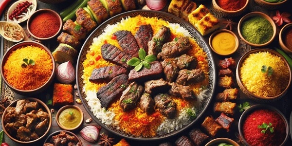 La beauté de la nourriture Halal