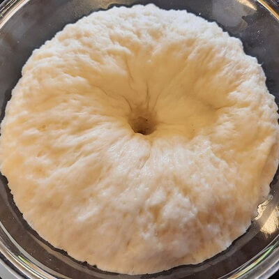 La pâte a doublé le volume