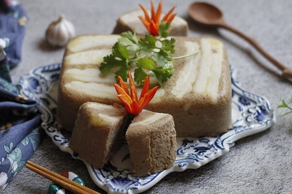 Le pâté est très moelleux