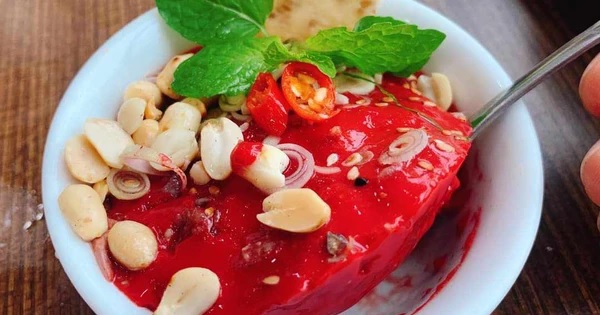 Le sang frais coagulé