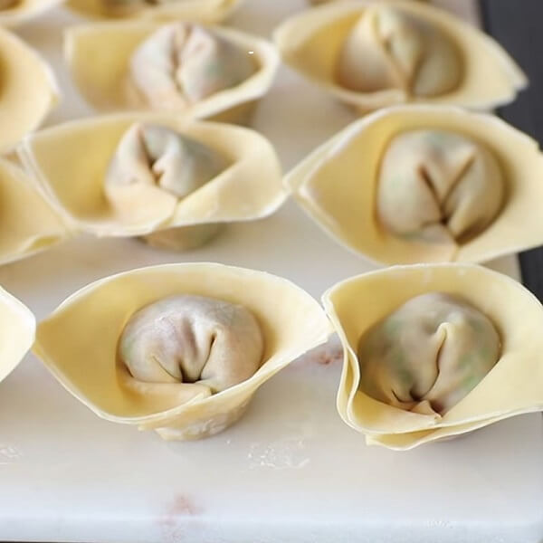 Les beaux wontons