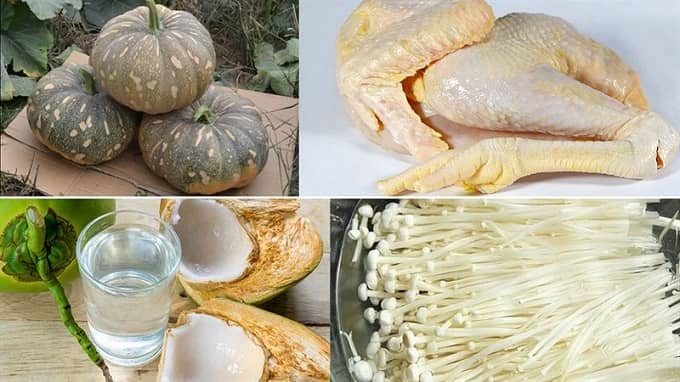 Les ingrédients nécessaires du plat