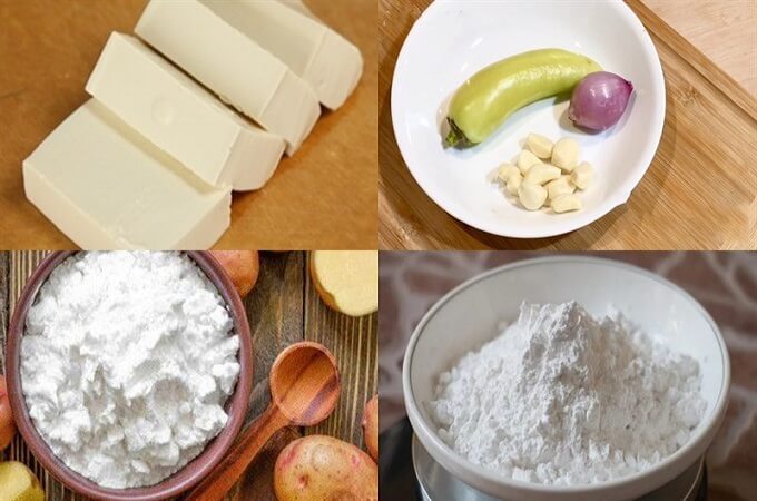 Les ingrédients nécessaires