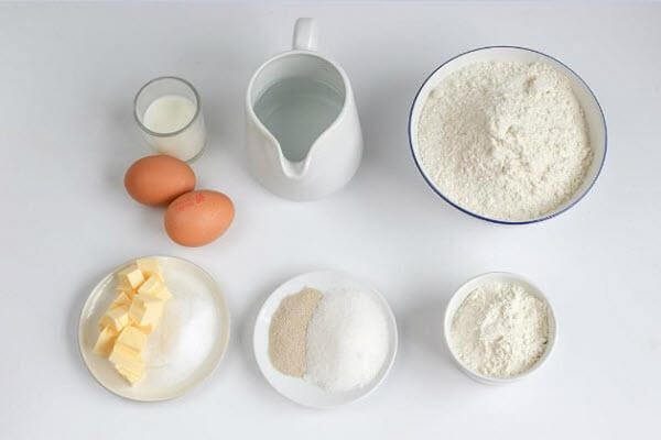 Les ingrédients pour beignet you tiao