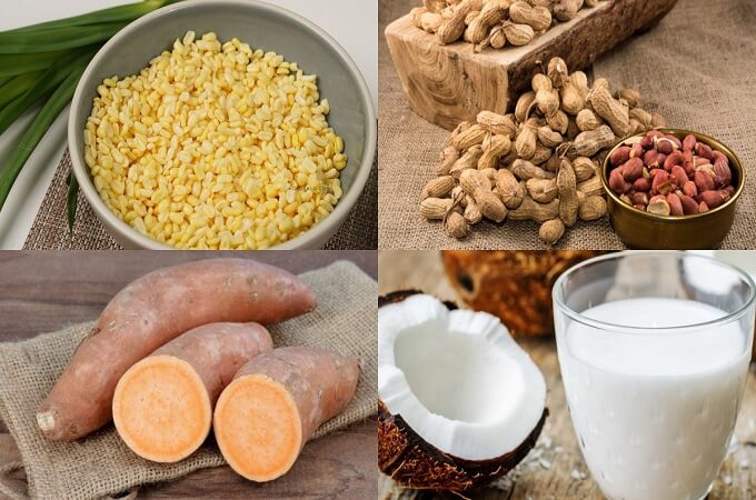 Les ingrédients pour le Chè bà ba