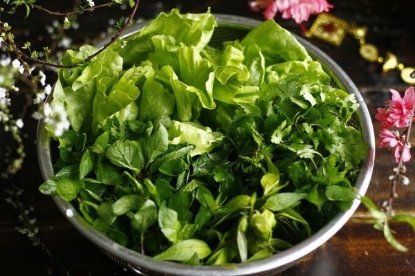 Les légumes frais sont indispensables