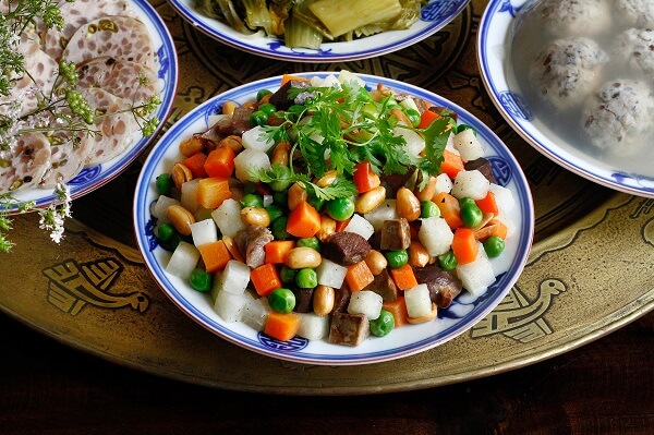 Les légumes sautés sont très appétissants