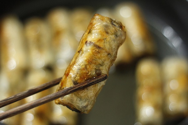 Les nems dorés sont très appétissants