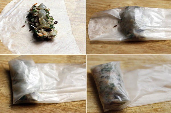 Les nems ne doivent pas être trop serrés