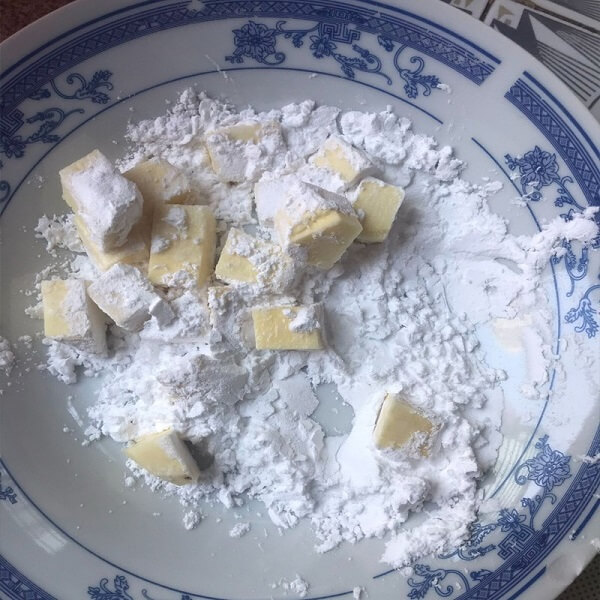 Les patates douces avec fécule de tapioca