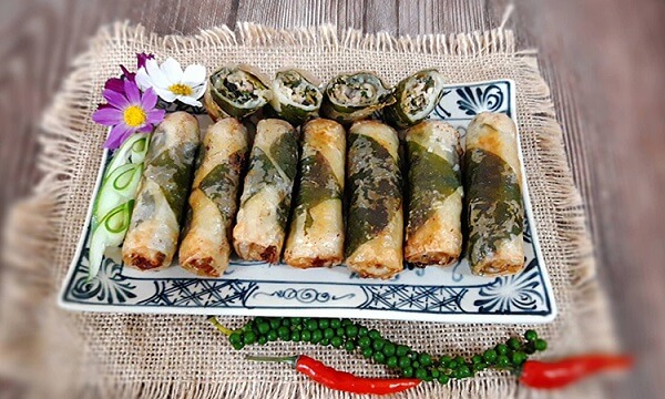 Nems aux escargots sont très appétissants