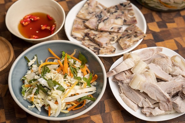 Pickles choux carottes feuilles laksa délicieux