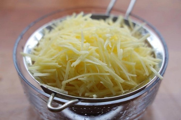 Pommes de terre râpées