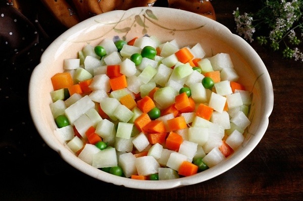 Précuire les légumes avant de faire sauter