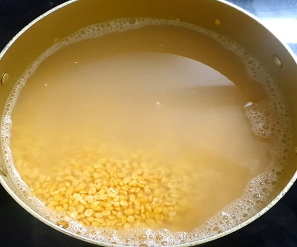 Tremper les haricots mungo