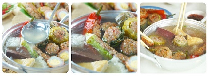 Un délicieux bol de soupe margose