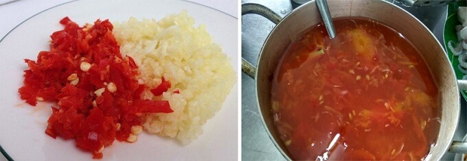 Utilisez les tomates marinées