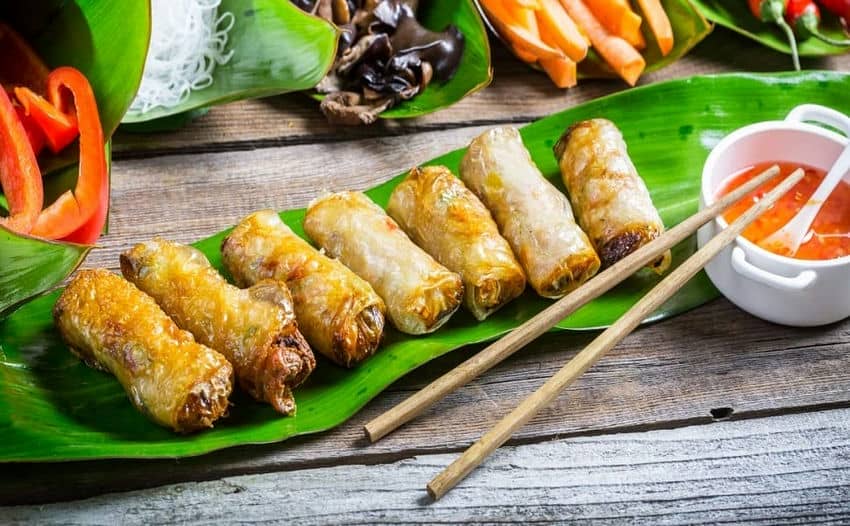 Les nems peuvent être consommer seuls ou en accompagnement