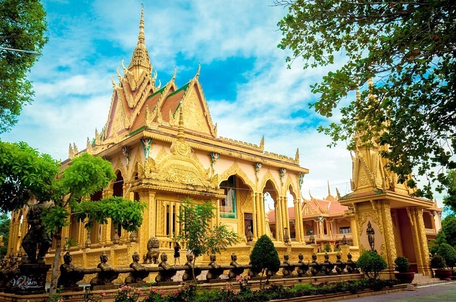 Meilleur circuit Vietnam 15 jours Tra Vinh pagode khmère