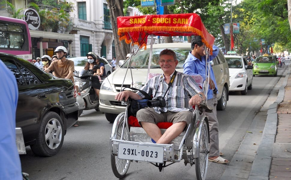 Se déplacer en cyclo-pousse, Hanoi