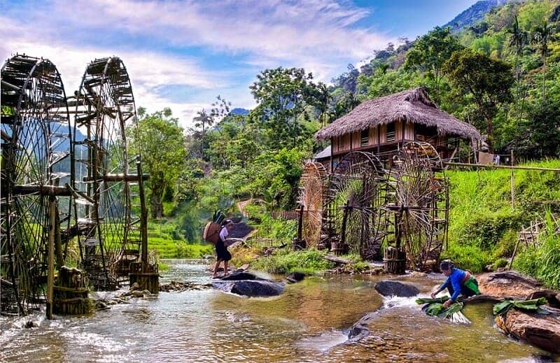 Les norias de Pu Luong Thanh Hoa