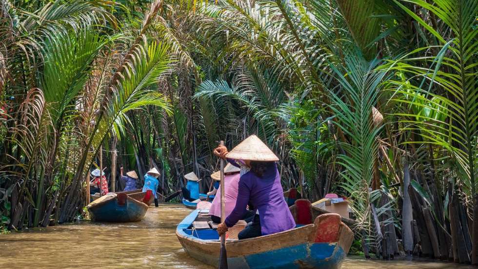 Balade entre les arroyos de Ben Tre