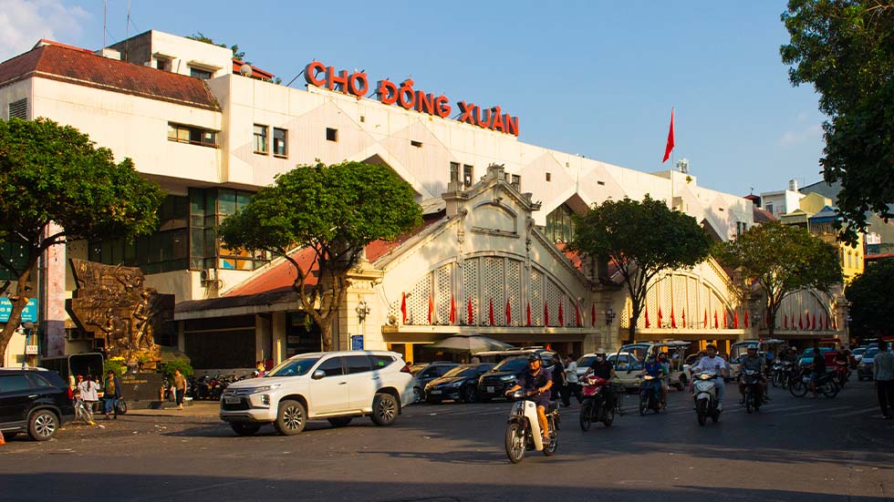 Le marché de Dong Xuan