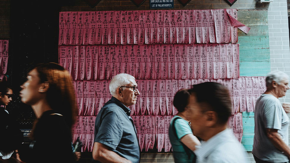Quartier chinois de la ville