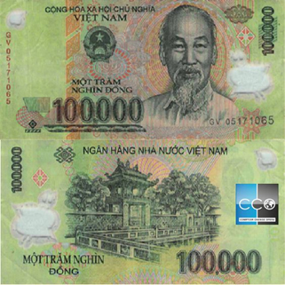 billet de100 000 VND