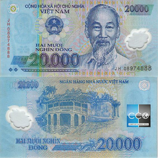 billet de 20 000 VND