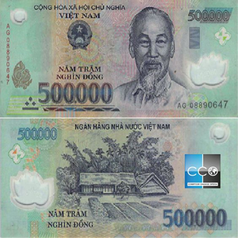 billet de 500 000 VND