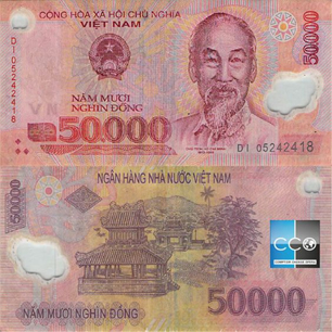 billet de 50 000 VND